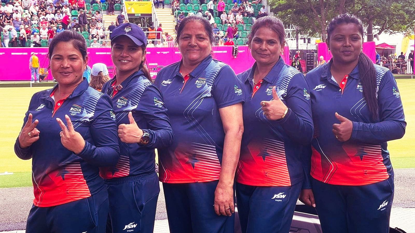 <div class="paragraphs"><p>The Indian women's fours lawn bowls team has entered the gold medal match at the 2022 Commonwealth Games.</p></div>