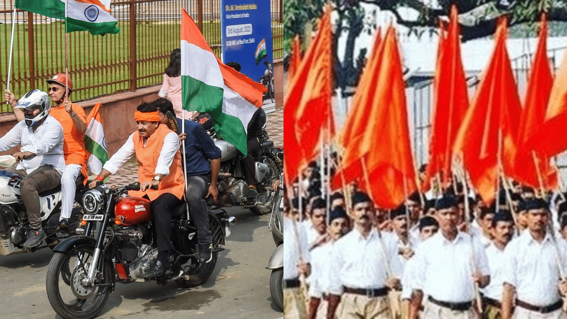<div class="paragraphs"><p>While self-styled 'patriots' have changed their profile pictures to that of the Tiranga in solidarity with the campaign, the RSS and its stalwarts have elicited criticism for not following suit.</p></div>