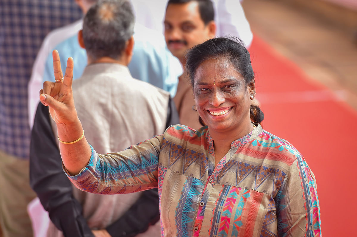 <div class="paragraphs"><p>Rajya Sabha MP PT Usha arrives to cast her vote for the election of the Vice President, at Parliament House in New Delhi, Saturday, 6 August, 2022.</p></div>
