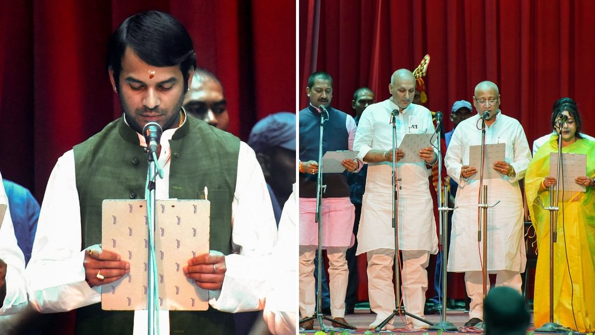 Bihar Cabinet Expansion: Nitish Keeps Home, Deputy CM Tejashwi Yadav Gets Health