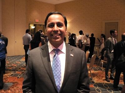 <div class="paragraphs"><p>Raja Krishnamoorthi, a Democratic member of the House of Representatives is up for re-election in the 2022 election. </p></div>