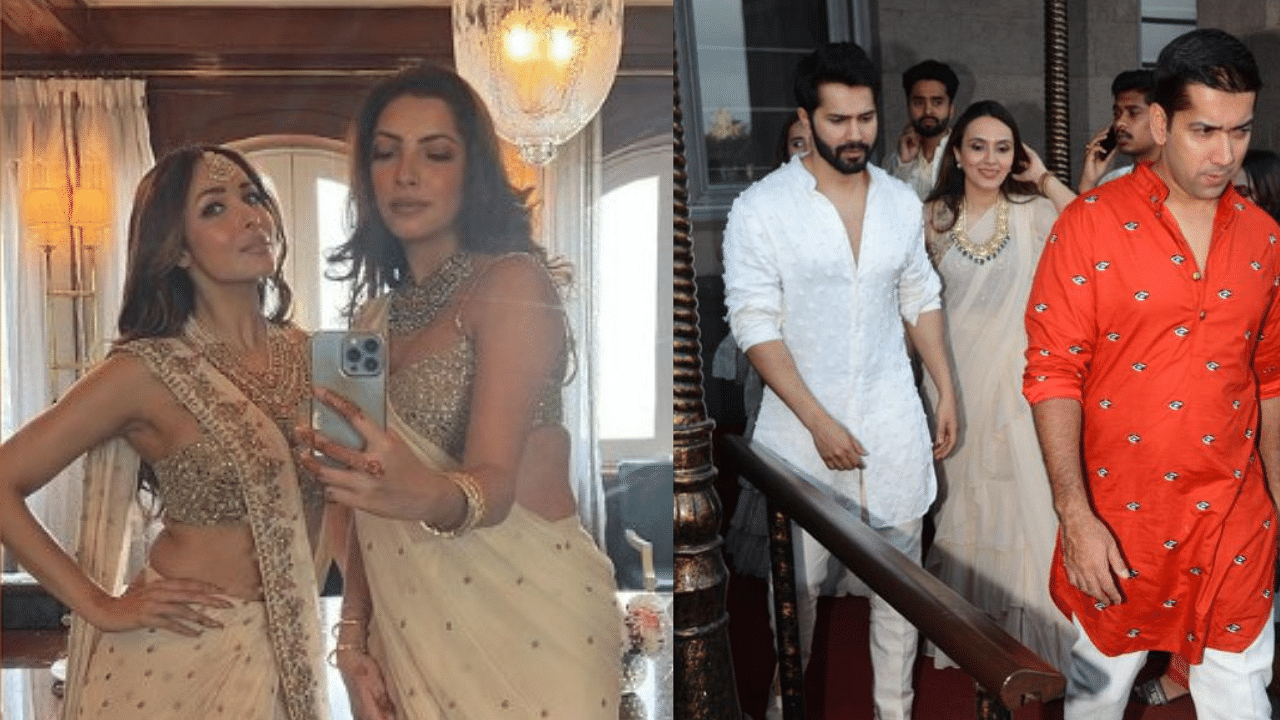 <div class="paragraphs"><p>Here are pictures of the celebrity guests at Kunal Rawal and Arpita Mehta's wedding.</p></div>