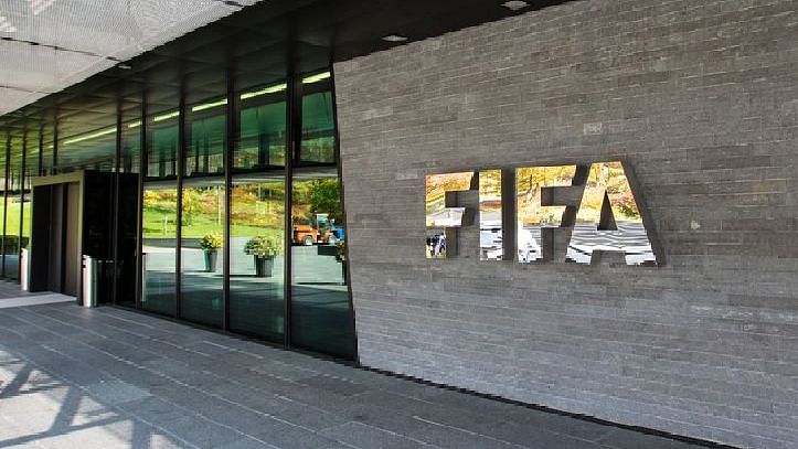 <div class="paragraphs"><p>The entrance of the FIFA headquarter in Zurich.</p></div>