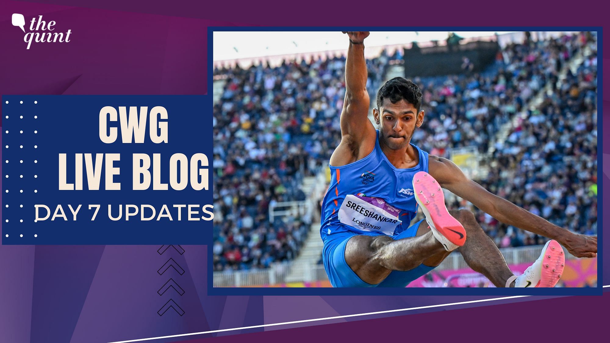 <div class="paragraphs"><p>Latest Updates from Day of CWG 2022, where Murali Sreeshankar won a historic silver medal for India in the men's long jump final, while Amit Panghal, Jaismine Lamboria, Sagar Ahlawat, and Rohit Tokas have assured medals in boxing.</p></div>