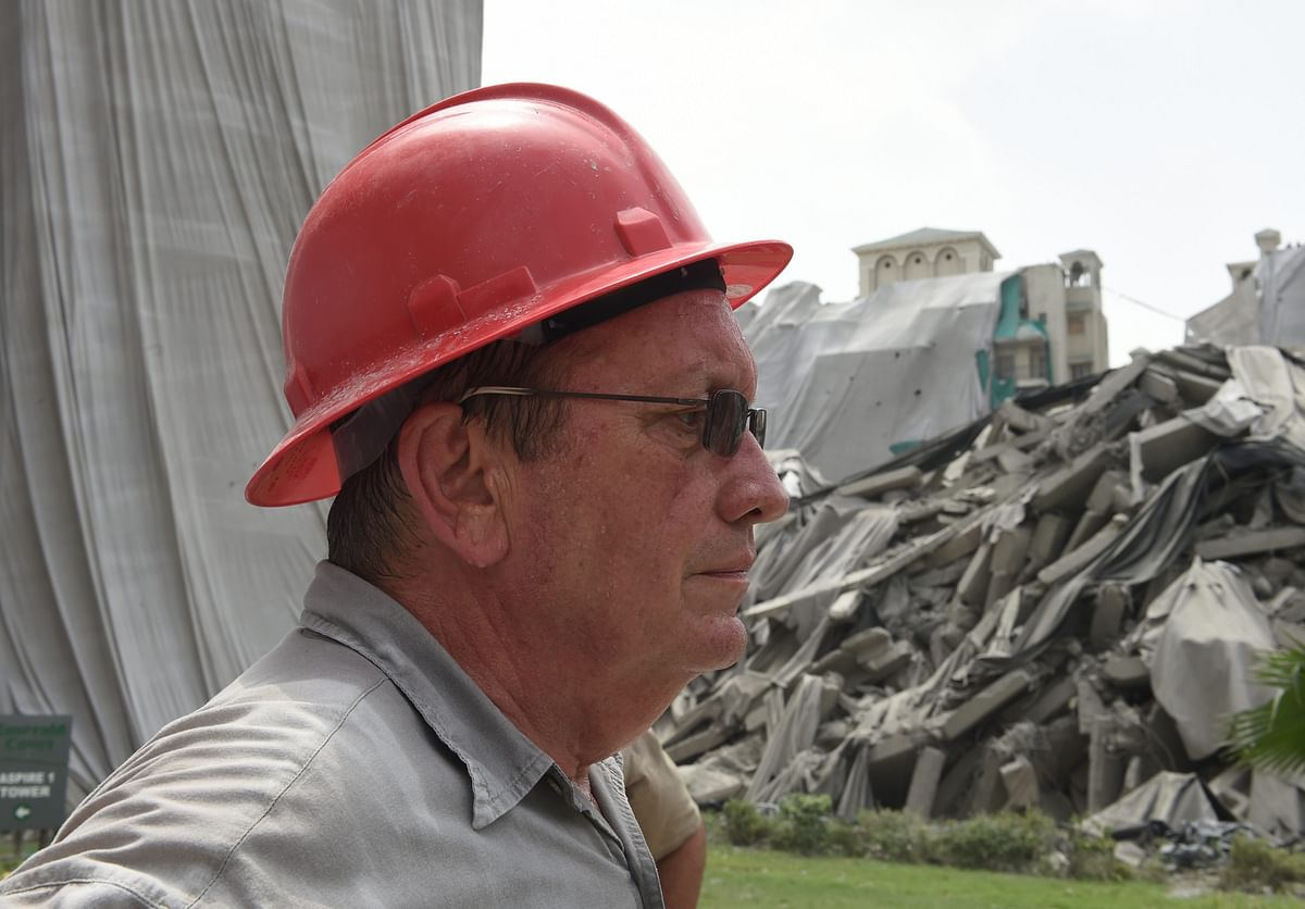 Edifice Engineering partner Utkarsh Mehta hailed Joe Brinkman of Jet Demolitions as the mastermind of the implosion.