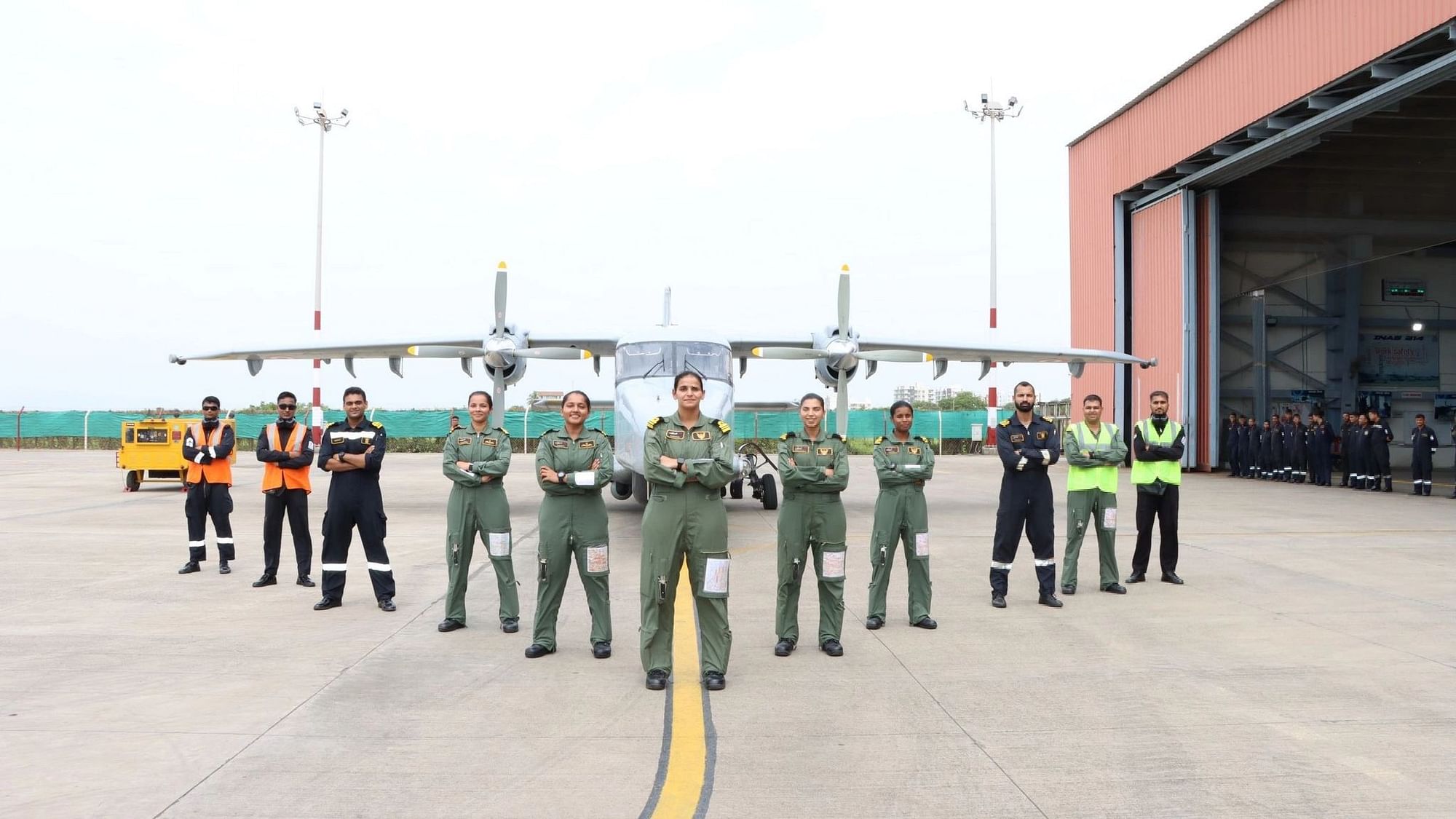 <div class="paragraphs"><p>The Navy on Thursday described the mission by the women officers from its 'INAS 314' frontline naval air squadron in Porbandar as "historic".</p></div>