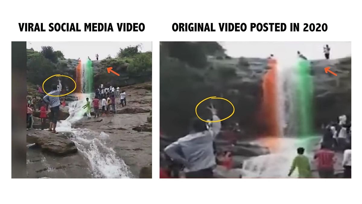 The video was shared by linking it with the "Har Ghar Tiranga" campaign started by Prime Minister Narendra Modi.