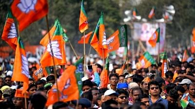<div class="paragraphs"><p>In Munugode, the BJP is set to faceoff with both the Congress and the TRS.</p></div>