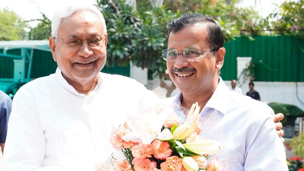 After Yechury and D Raja, Bihar CM Nitish Kumar Meets Arvind Kejriwal