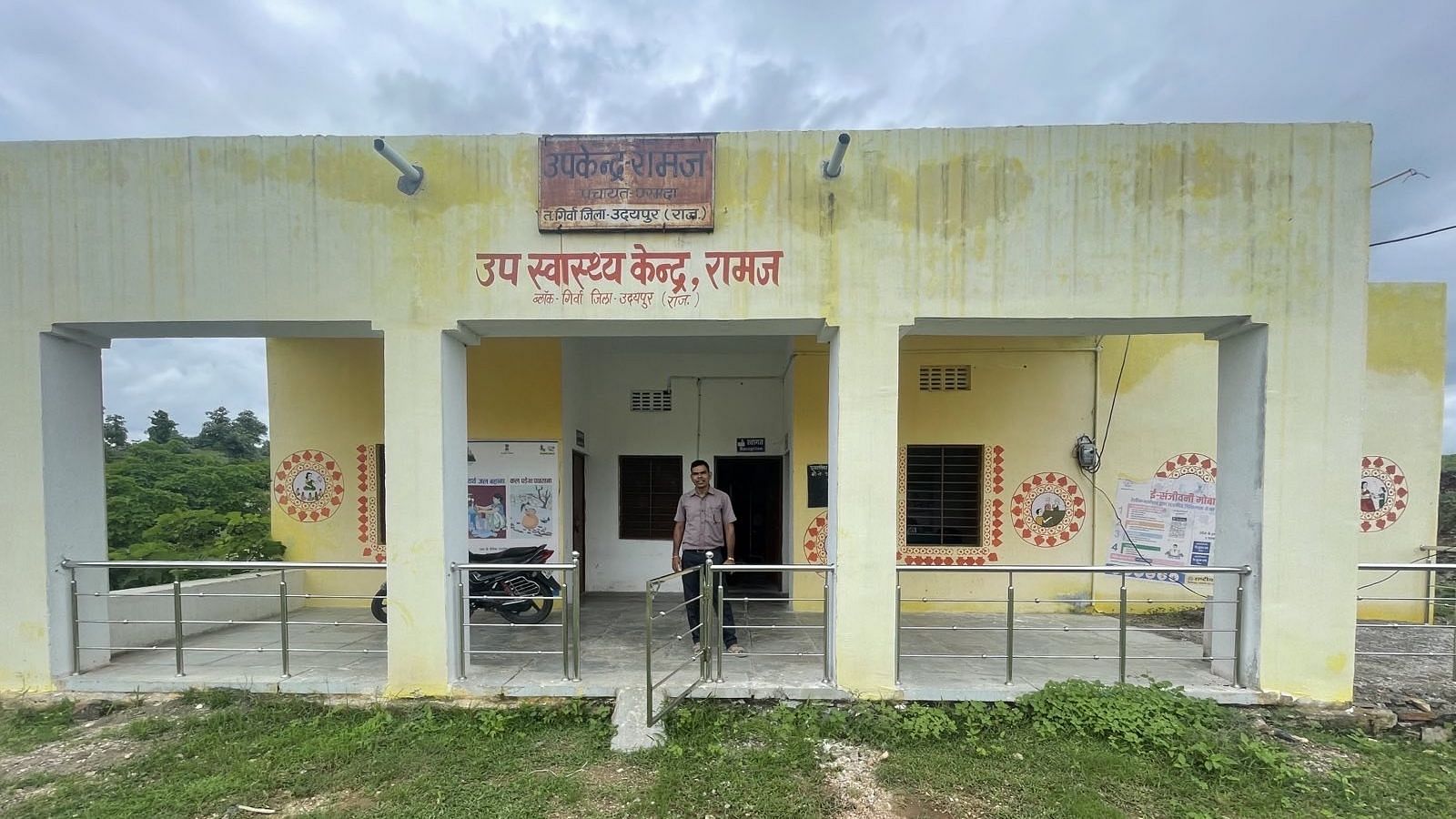 <div class="paragraphs"><p>A Community Health Officer in front of a Health and Wellness Centre in Rajasthan.&nbsp;With tests and treatments now free, the change in health aspirations of people will soon demand more.</p></div>