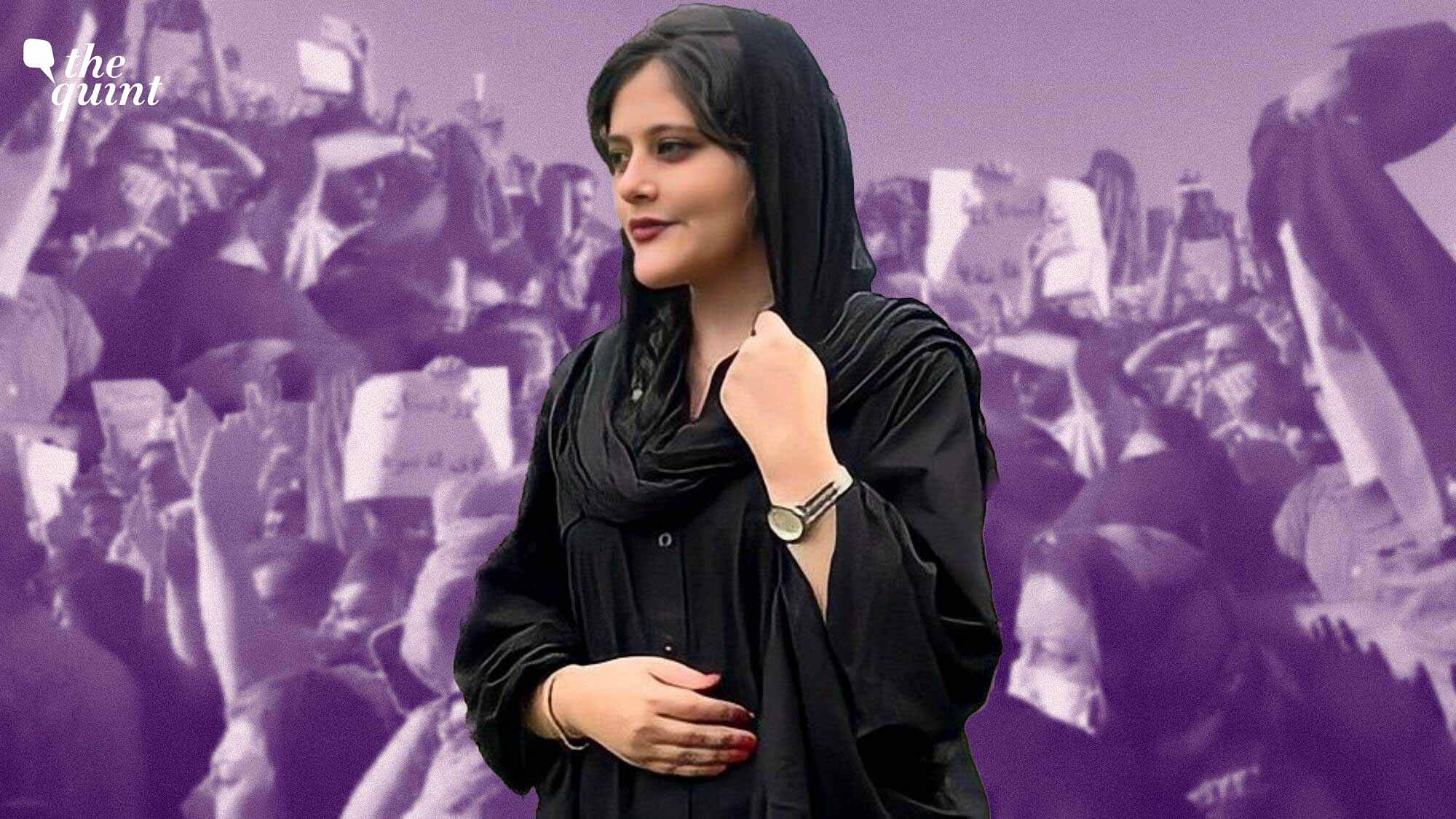 <div class="paragraphs"><p>Protests erupted in Iran over the death of  22-year-old Mahsa Amini, who was beaten up by the police for not following Iran's hijab laws.</p></div>