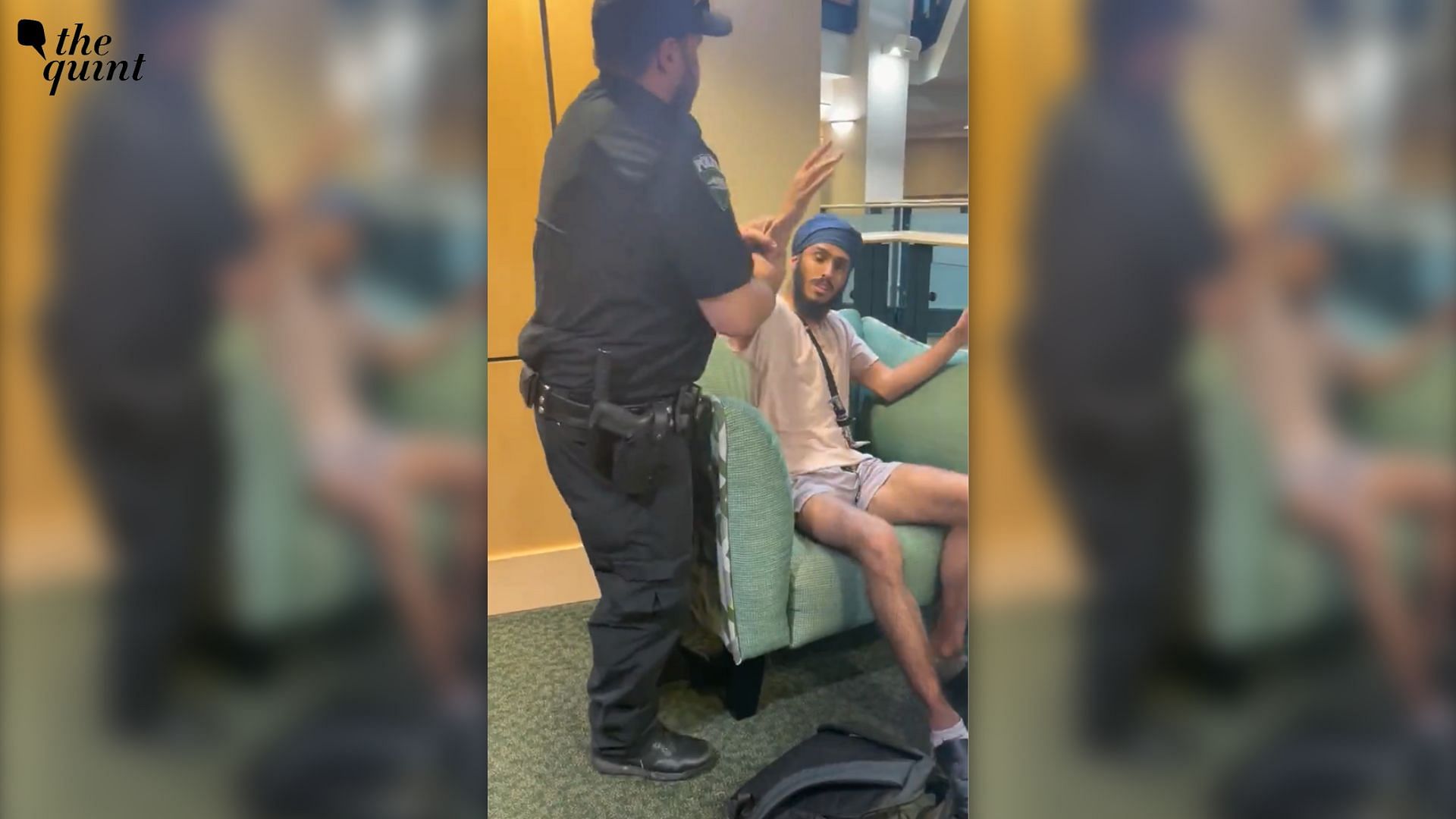 <div class="paragraphs"><p>The student is then heard offering to "take the whole thing off" but is instead handcuffed by the police officer.</p></div>