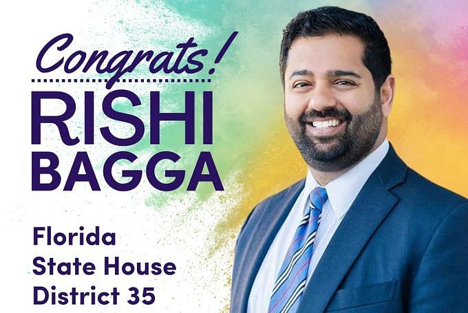 <div class="paragraphs"><p>Rishi Bagga, an Indian American attorney, won the Democratic nomination to the Florida State House of Representatives in the United States.&nbsp;</p></div>