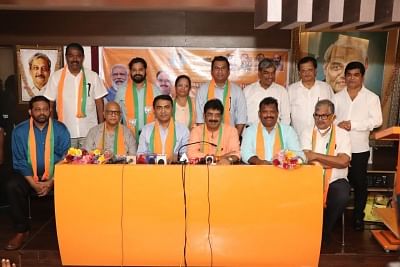 <div class="paragraphs"><p>Despite oath of not leaving party, Goa Congress MLAs switched to BJP. </p></div>