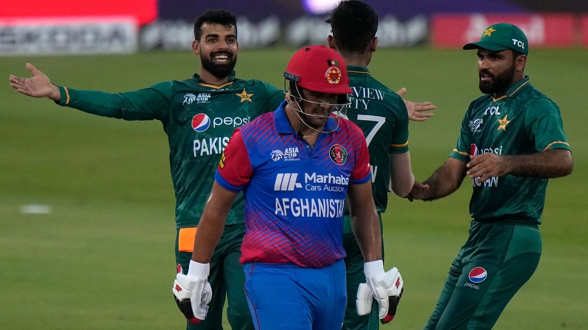 Asia Cup 2022: Pakistan's Asif Ali and Afghanistan's Fareed Ahmad almost came to blows.