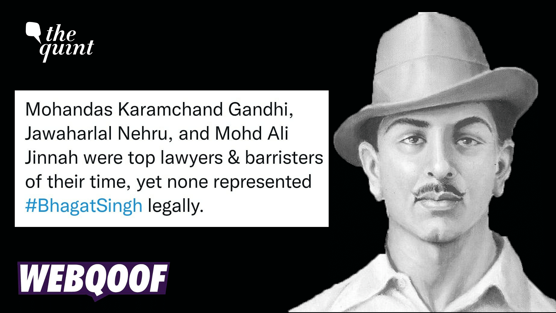 <div class="paragraphs"><p>Fact-check: Bhagat Singh did not want any lawyer to represent him.&nbsp;</p></div>