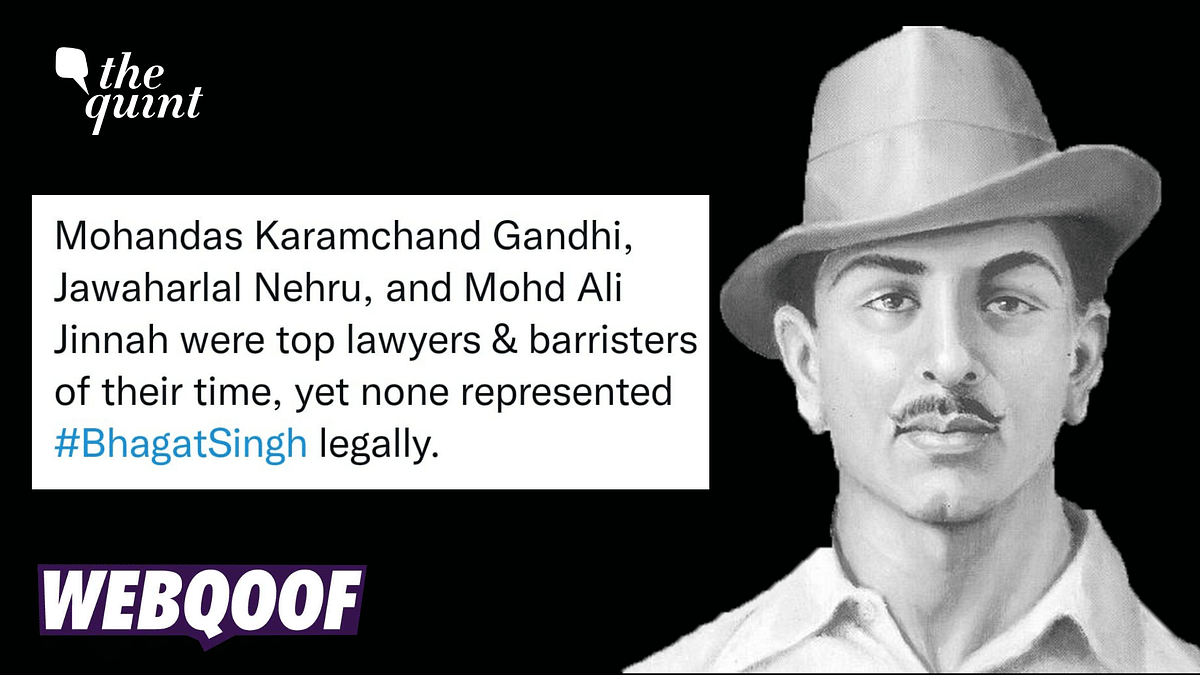 Did Nehru and Mahatma Gandhi Refuse to Represent Bhagat Singh During His Trials?