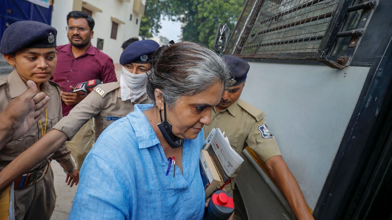<div class="paragraphs"><p>Activist <a href="https://www.thequint.com/topic/teesta-setalvad">Teesta Setalvad</a> walked out of jail on the evening of Saturday, 3 September.</p></div>