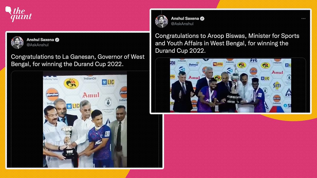 Durand Cup: Video Shows West Bengal Governor Pushing Sunil Chhetri For Photo Op