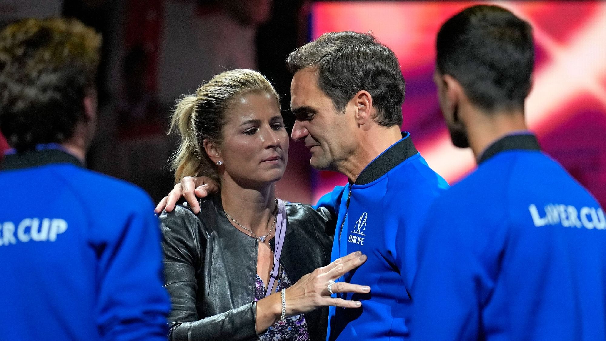<div class="paragraphs"><p>Roger Federer thanked his wife, his family and his Laver Cup Europe team in his farewell speech.</p></div>