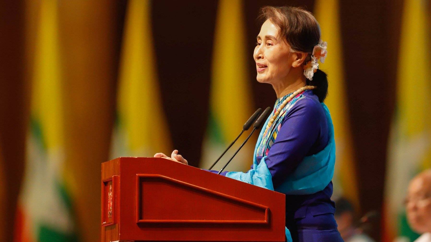 <div class="paragraphs"><p><a href="https://www.thequint.com/topic/myanmar">Myanmar</a>'s ousted leader <a href="https://www.thequint.com/topic/aung-san-suu-kyi">Aung San Suu Kyi</a> was sentenced to three years in prison with hard labour after she was found guilty of electoral fraud on Friday, 2 September.</p></div>