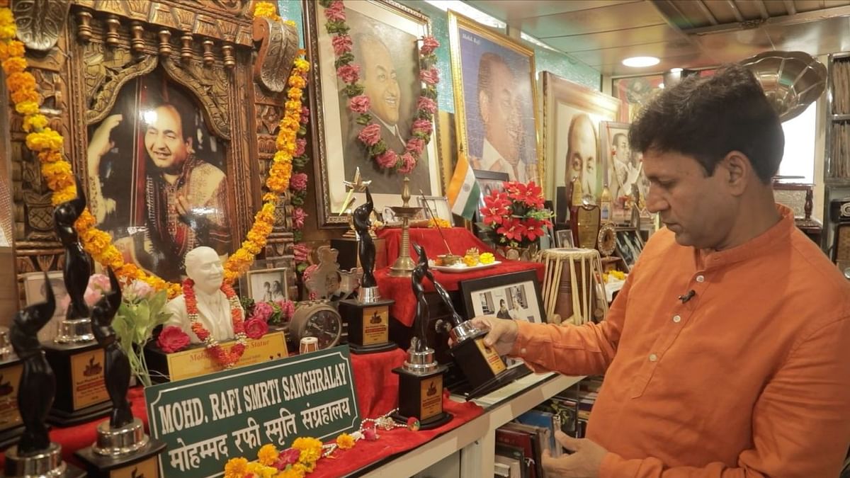 Arun Gautam is perhaps Mohd Rafi's biggest fan. He has turned his home into a museum for the legendary singer. 