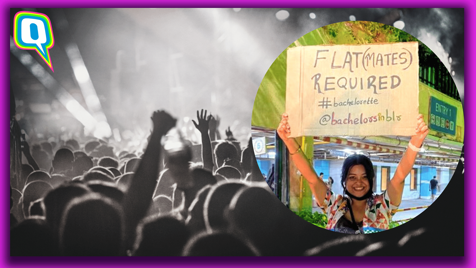 <div class="paragraphs"><p>Ankita, a techie from Bengaluru was holding a 'flatmates required' placard in a Lucky Ali concert.</p></div>
