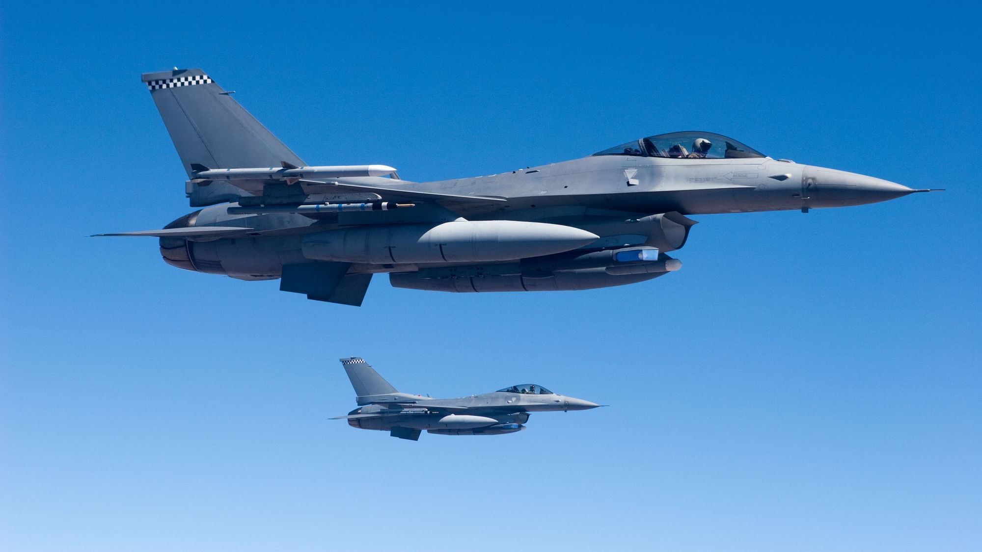 <div class="paragraphs"><p>Two F16s in formation. Image used for representation only.&nbsp;</p></div>