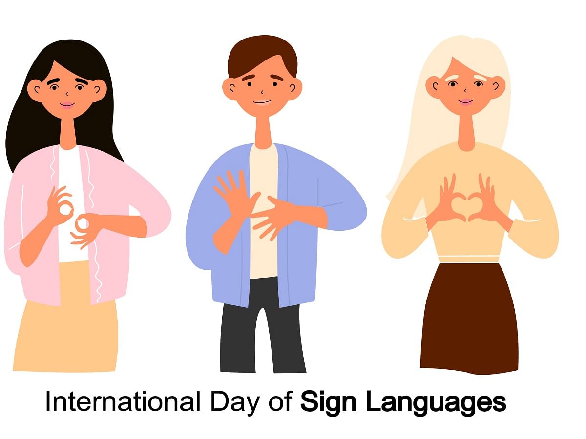The International day of sign language was established on 19 December 2017.