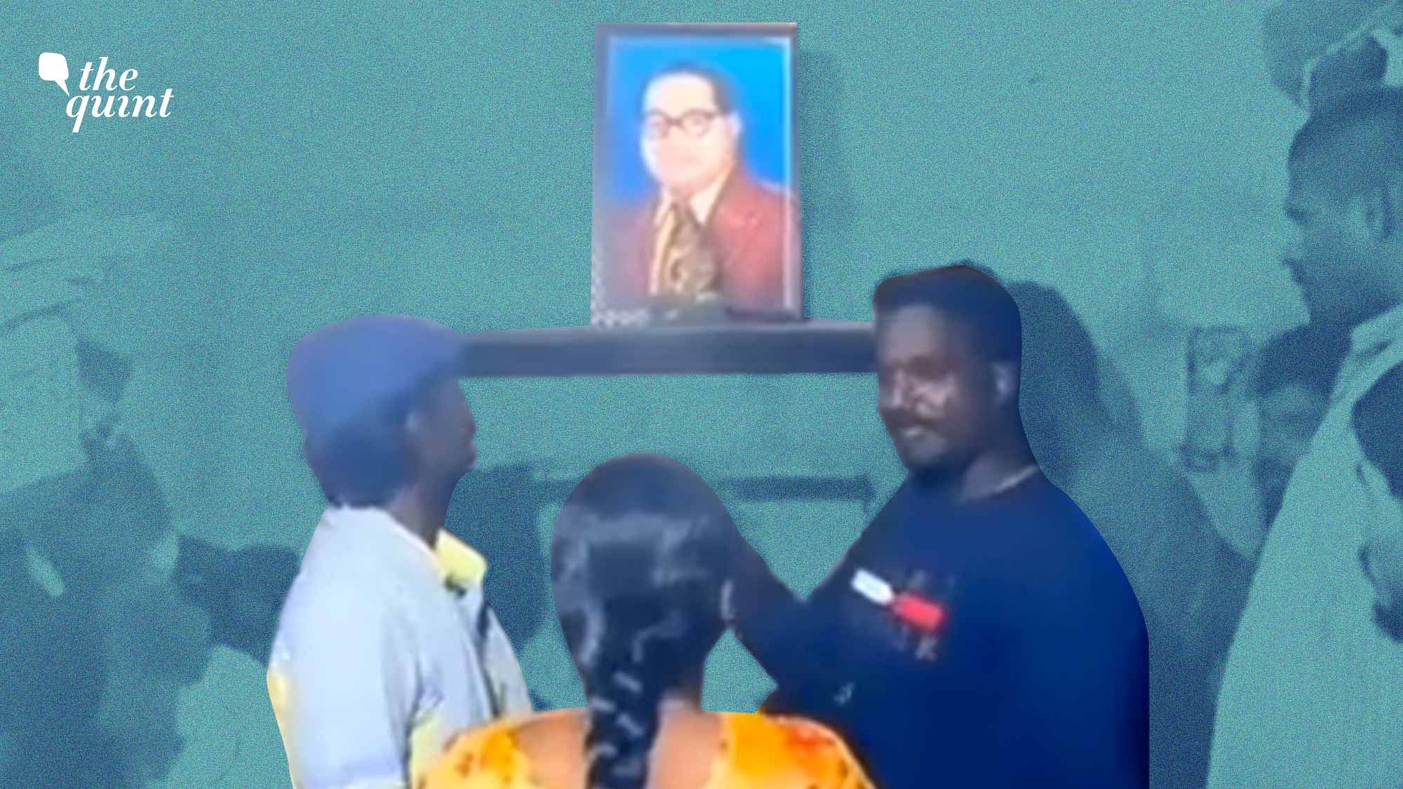 <div class="paragraphs"><p>A Dalit family in Kolar replaces images of Hindu deities with a photograph of BR Ambedkar and an idol of Buddha, after having faced social boycotting due to temple entry.</p></div>
