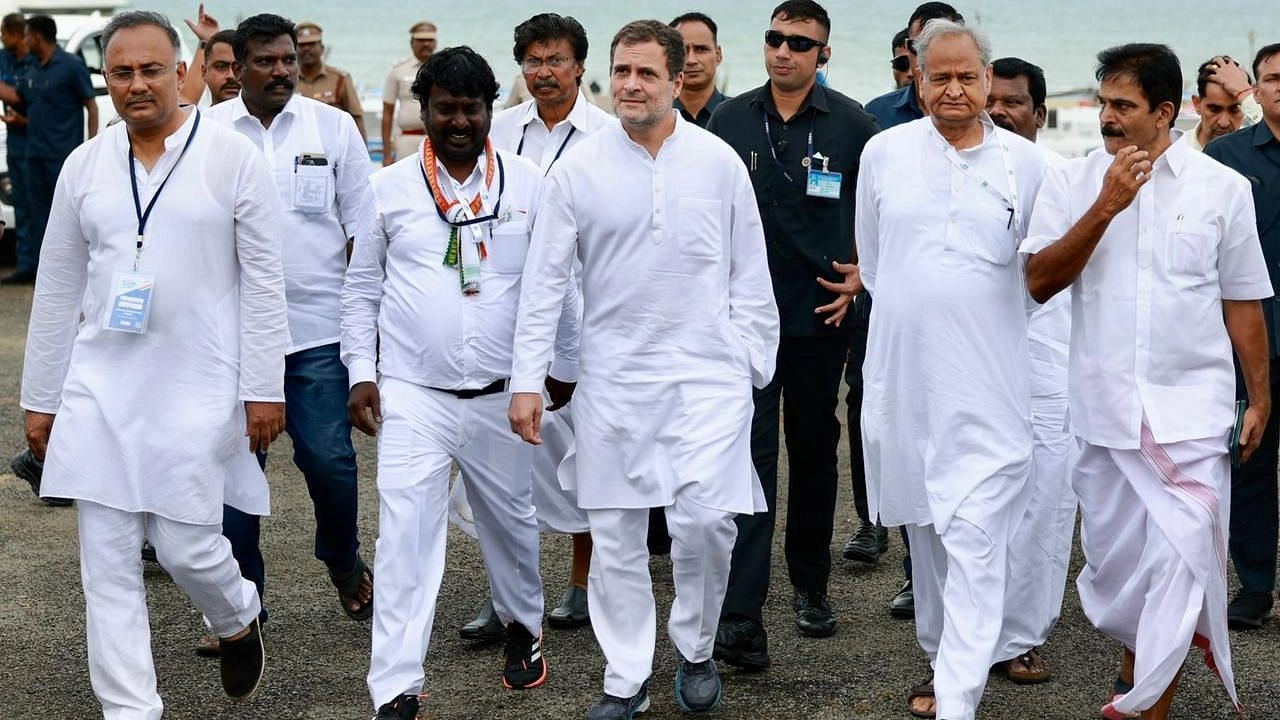 <div class="paragraphs"><p>(Rahul Gandhi is leading the Bharat Jodo Yatra launched by the Congress)</p></div>
