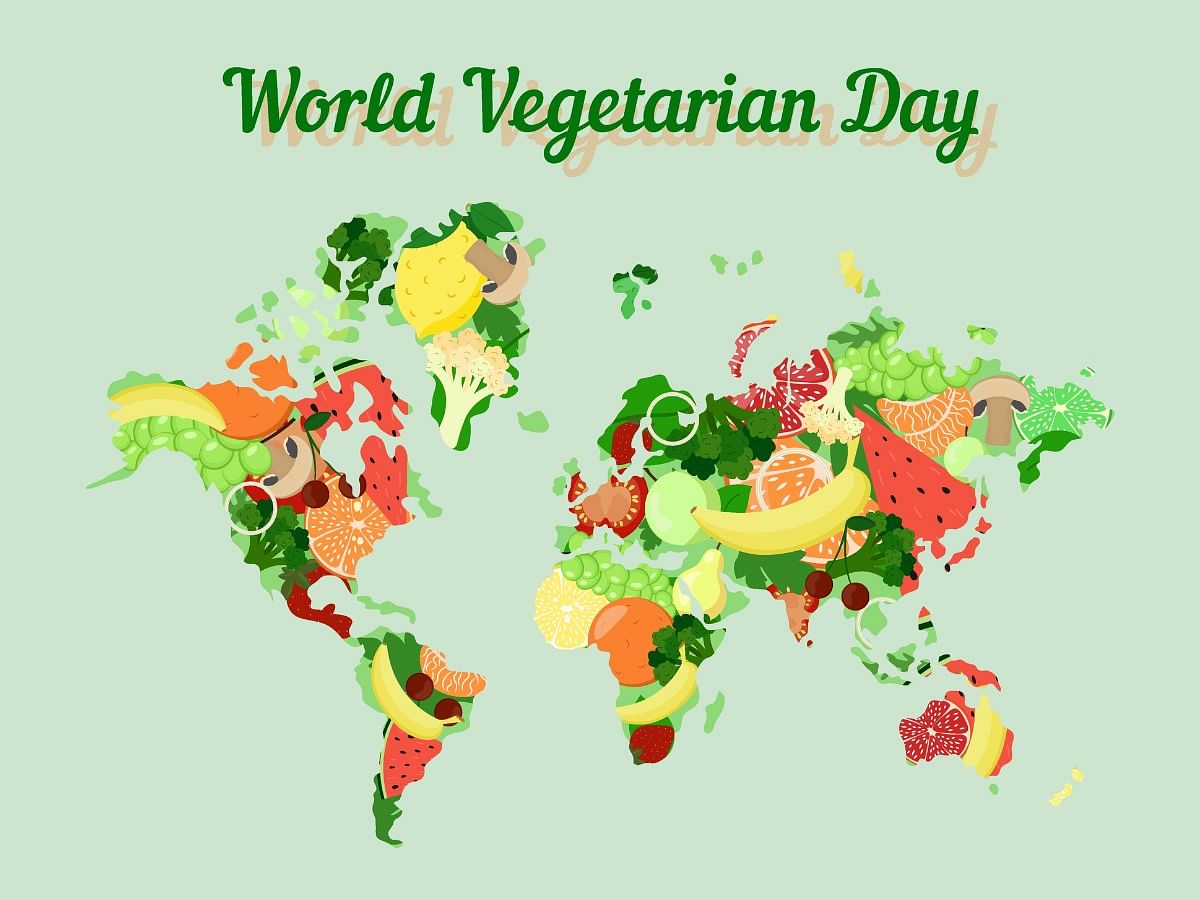 Share these images, quotes, and posters on world vegetarian day 2022.