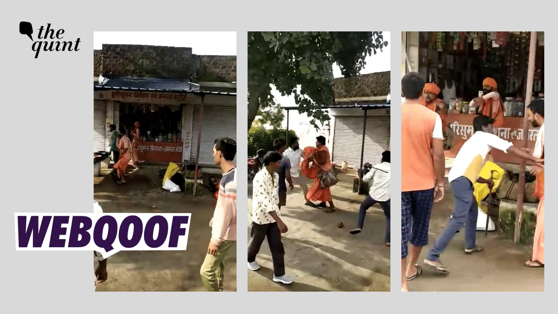 <div class="paragraphs"><p>Fact-Check | Video showing people beating up thieves dressed in Sadhu's clothes have gone viral with a false claim.</p></div>