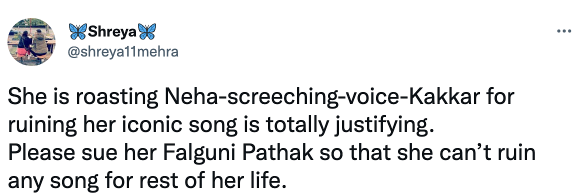 Neha Kakkar recreates Falguni Pathak's hit song 'Maine Payal Hai Chhankayi' and fans are not impressed! 