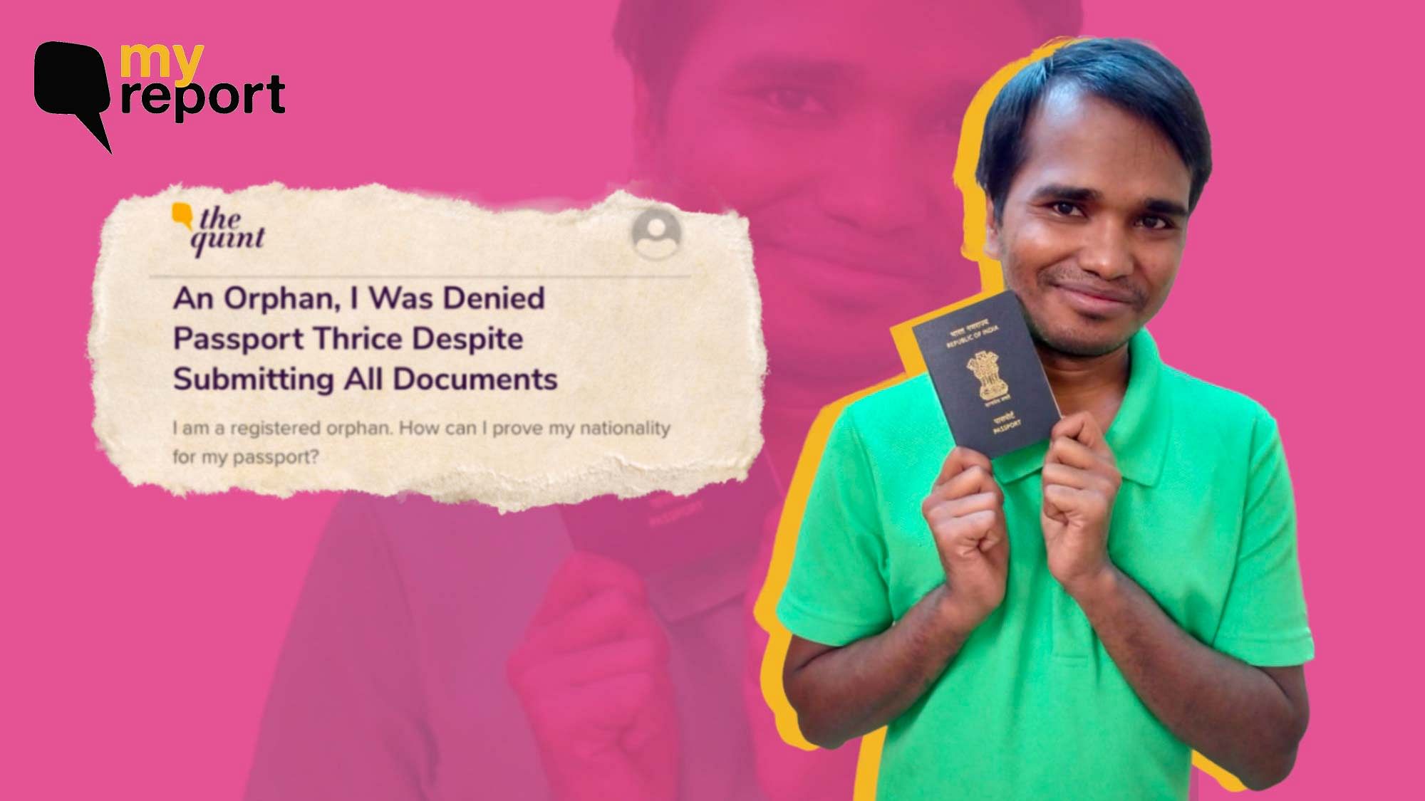 <div class="paragraphs"><p>Vishalmridul Mandal received his passport after almost seven years.</p></div>