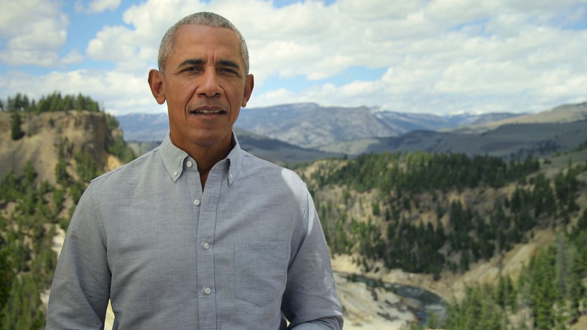 <div class="paragraphs"><p>Barack Obama in a still from <em><em>Our Great National Parks.</em></em></p></div>
