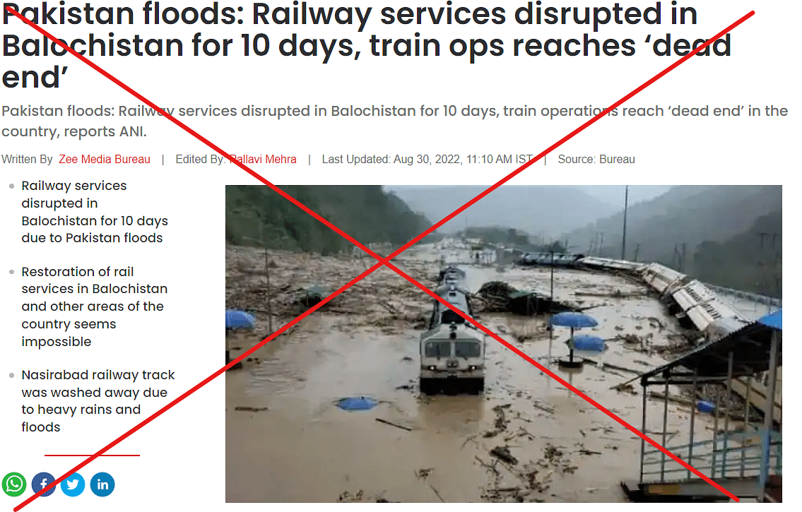 This image dates back to May 2022 when Assam witnessed flash floods. 