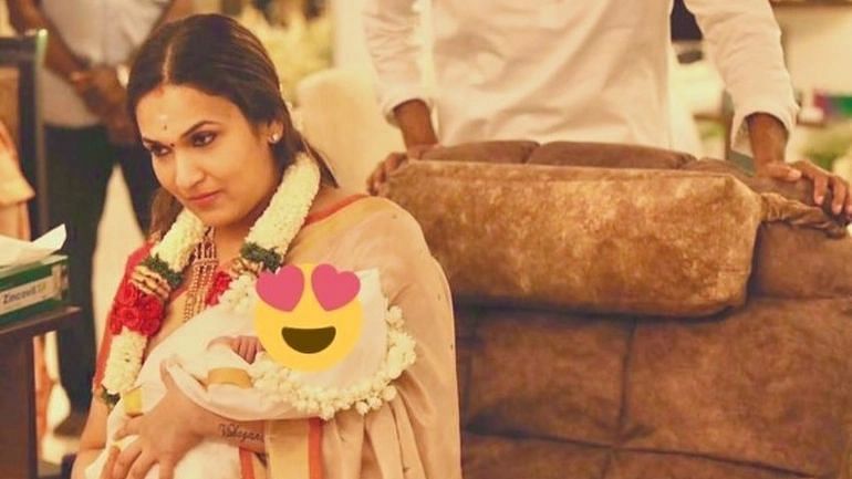 Rajinikanth's Daughter Soundarya Shares First Picture Of Son, Veer 