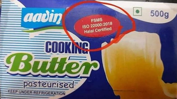 <div class="paragraphs"><p>WhatsApp forwards are being circulated with an image highlighting the halal certification given to Aavin’s cooking butter on a package meant for export, insinuating that the state government was favouring a Muslim belief system and was “no longer secular”.</p></div>