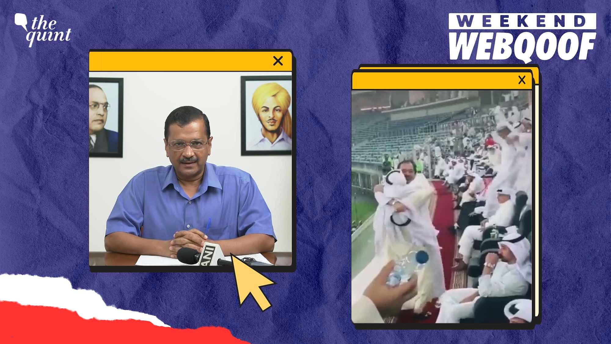 <div class="paragraphs"><p>From Delhi CM Arvind Kejriwal calling the Delhi Model Virtual School the country's "first" to an edited video of Arabs celebrating being shared in the backdrop of the Asia Cup.</p></div>