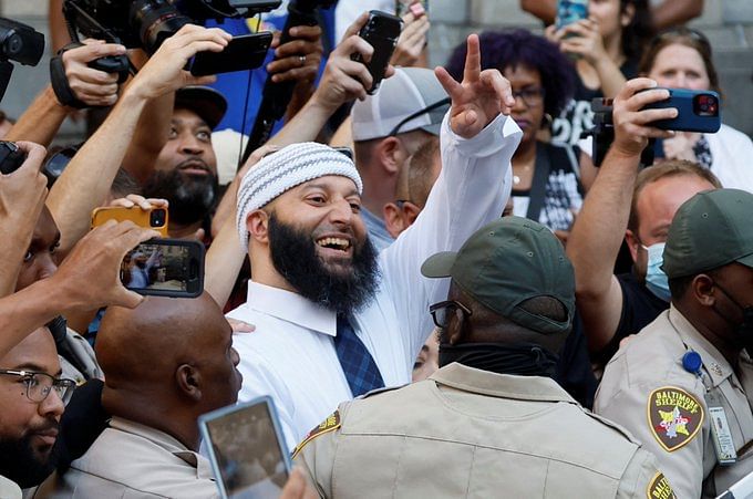 US Judge Vacates Conviction of Adnan Syed, Frees Him After 23 Years in Prison