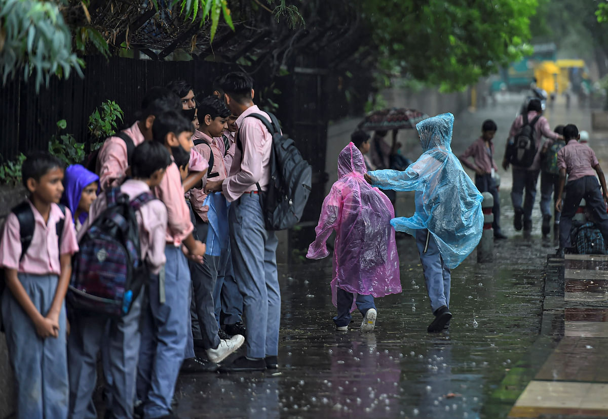 Rainfall continued in parts of Delhi and NCR for the third consecutive day on Friday. 