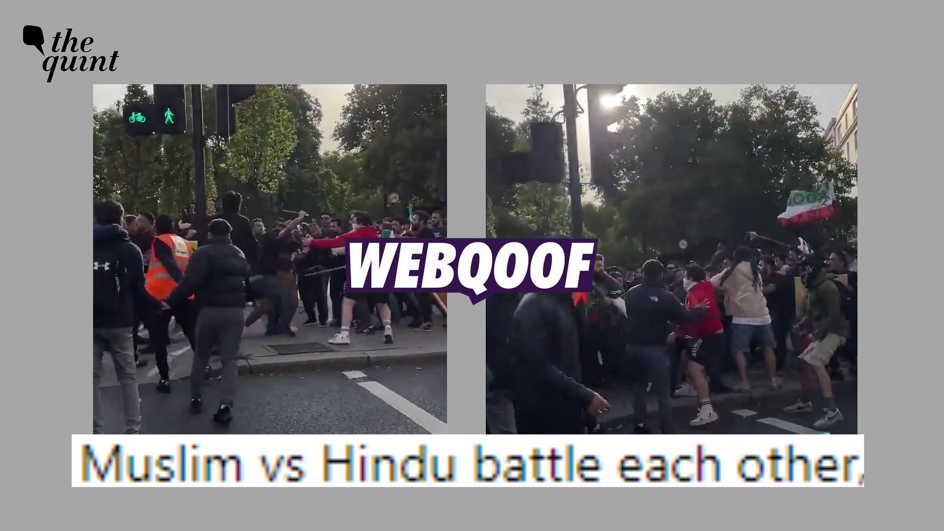 <div class="paragraphs"><p>The claim suggests that the video shows people from Hindu and Muslim communities fighting with each other.</p></div>