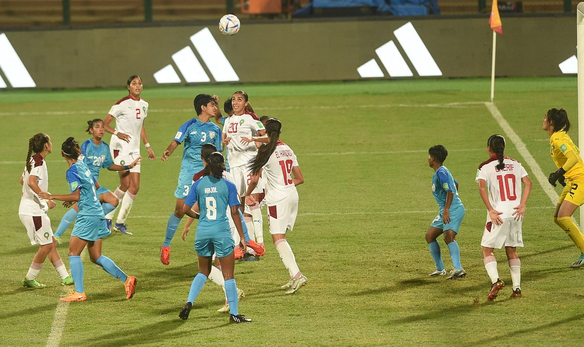 India's FIFA Under-17  World Cup team were defeated by Morocco on Friday night.