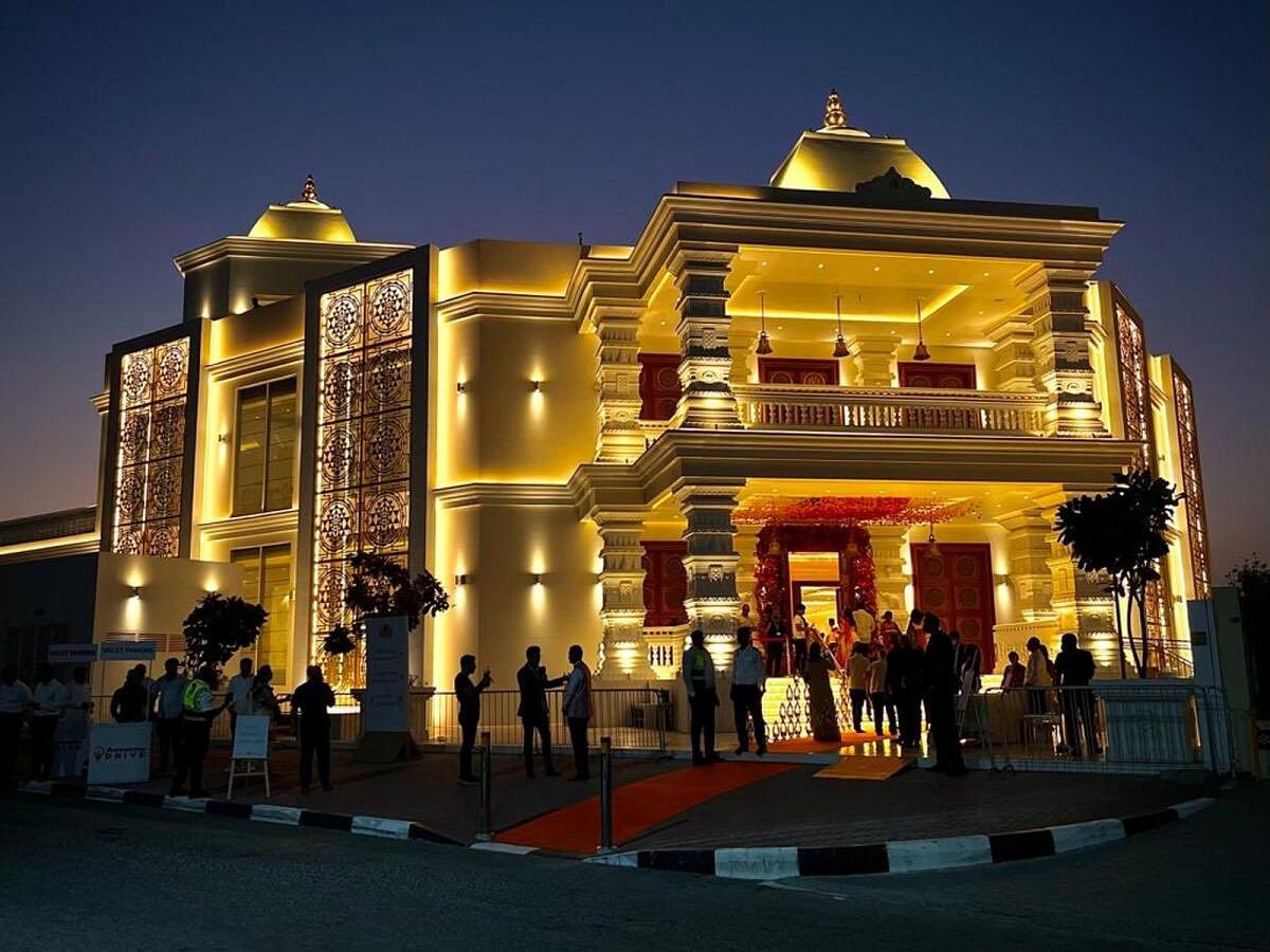 In Pics: New Hindu Temple in Dubai's Jebel Ali Officially Opened