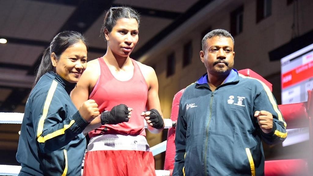 <div class="paragraphs"><p>36th National Games: Pugilist Lovlina Borgohain made it to the finals in her weight category.</p></div>