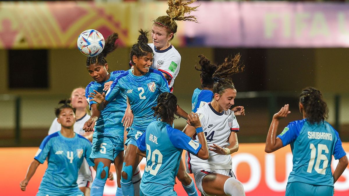 FIFA U-17 Women's World Cup 2022: India struggled to cope up with USA's pace as they lost 8-0 in their first match.