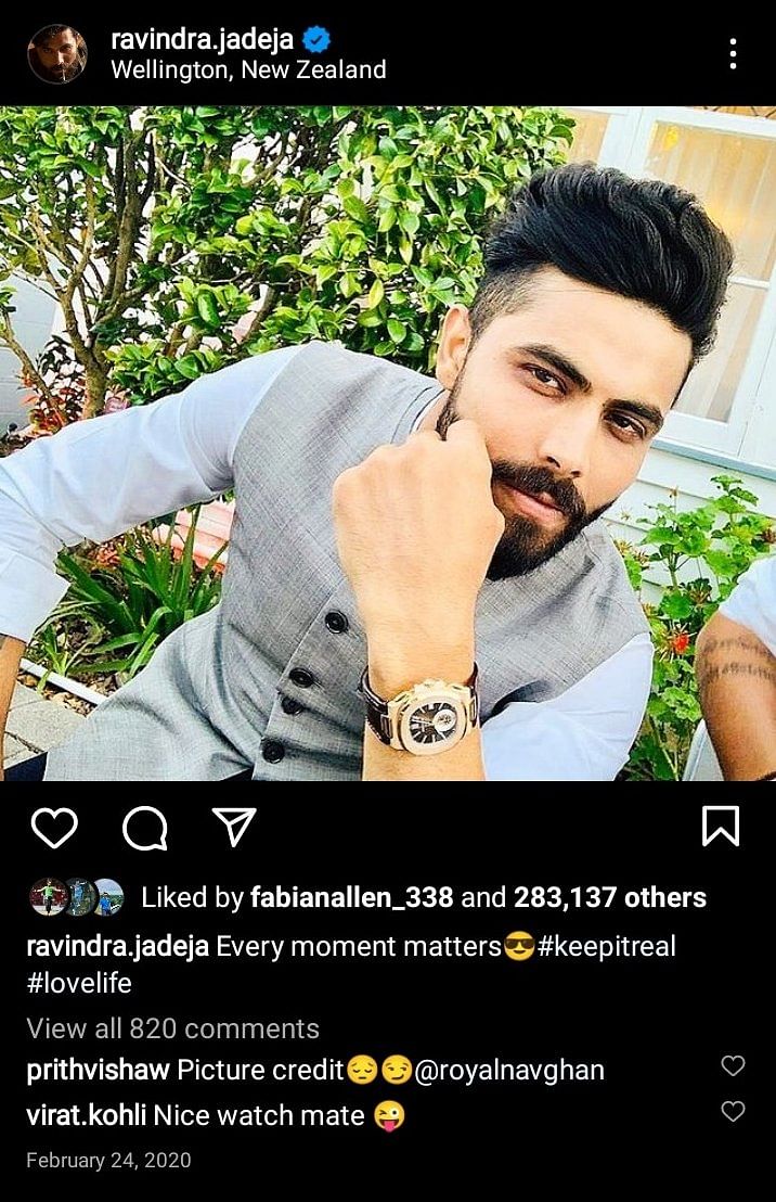 Virat Kohli is obsessed with watches, not just his, but even his friends'!