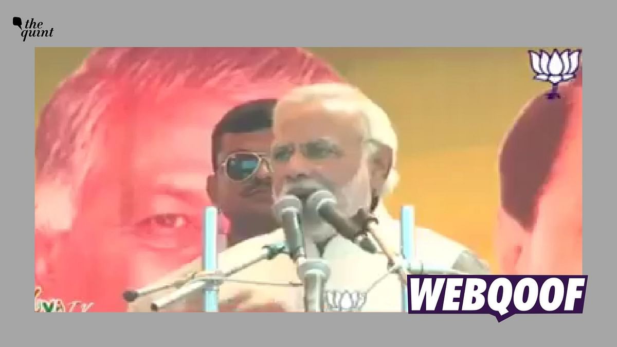 Did PM Modi Say BJP Is 'Dividing and Ruling'? No, the Video Is Edited