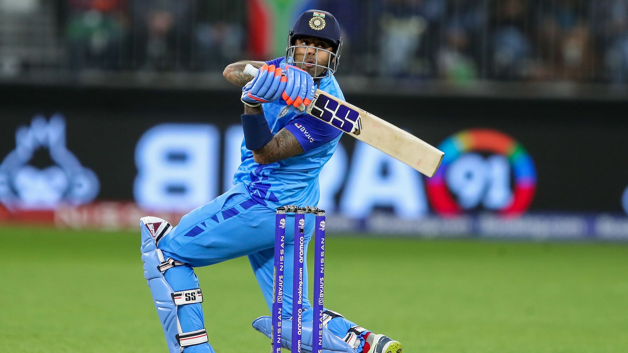 <div class="paragraphs"><p>Suryakumar Yadav was stellar with the bat for India despite his side's loss to South Africa in the men's T20 World Cup on Sunday.&nbsp;</p></div>